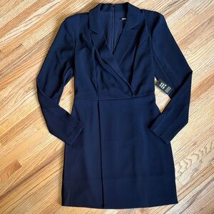 Express XS black Long-Sleeve Blazer Dress